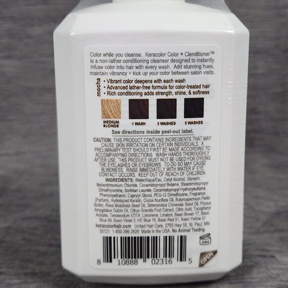 Reposh- Mocha Clenditioner - White. Tested on hair strand once. - Picture 3 of 4